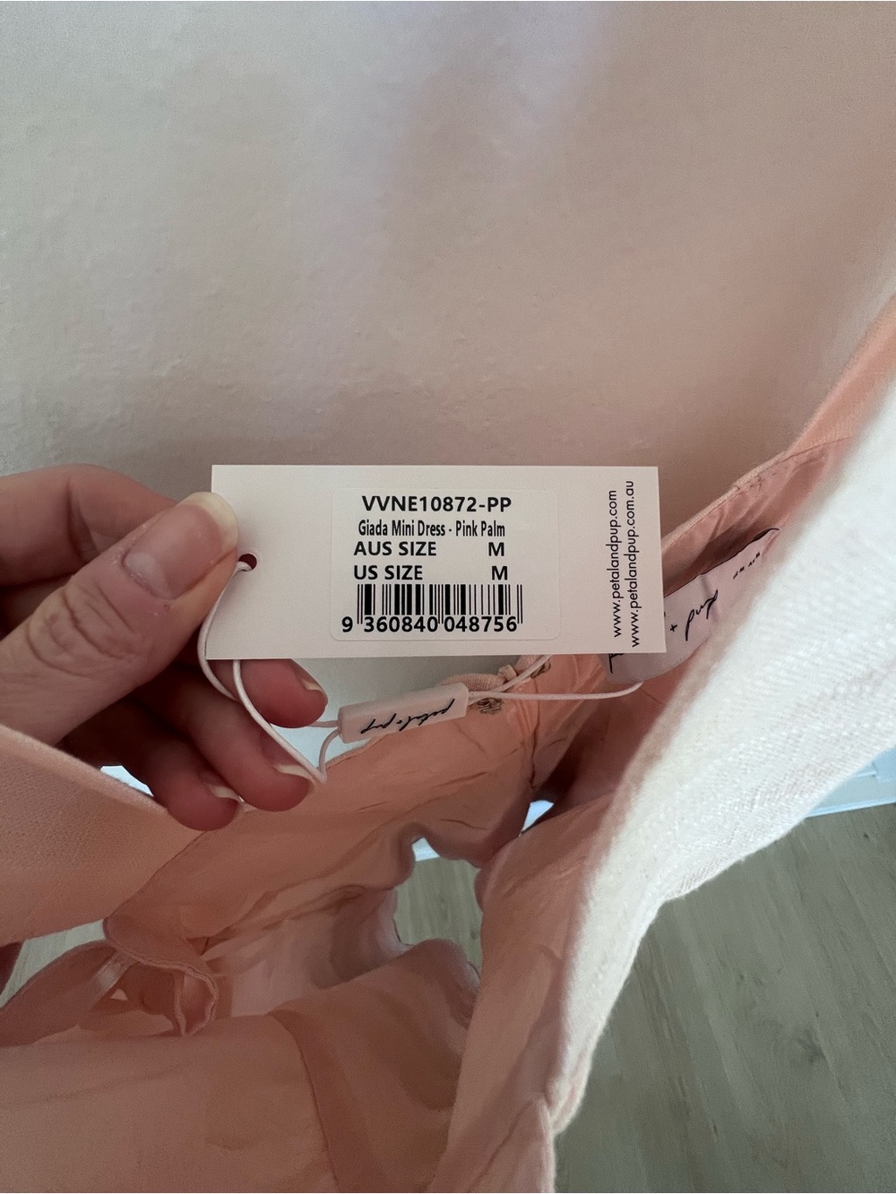 Petal & Pup NWT Linen blend Giada Tie Strap Minidress/ tropical NWT $100 retail - Picture 5 of 10